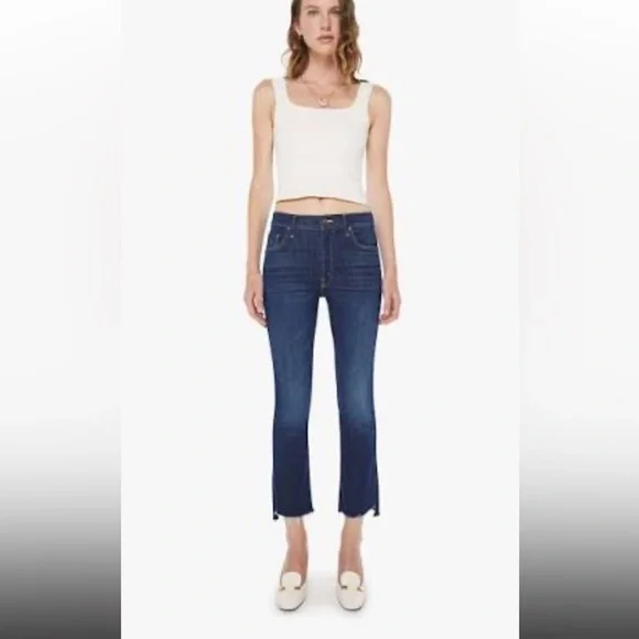 MOTHER- Insider Crop Step Fray - Picture 3 of 8